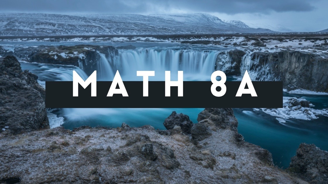 Math 8A (Teacher-Led)