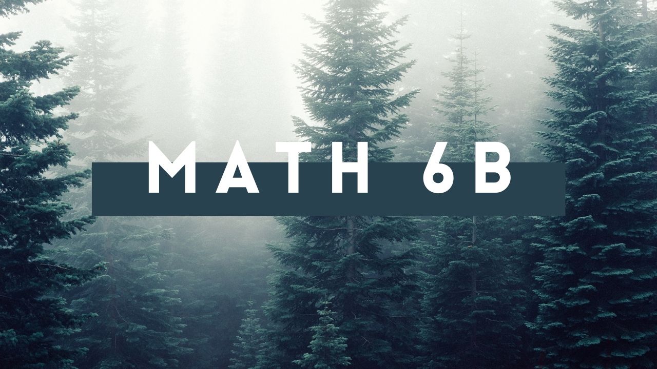 Math 6B 